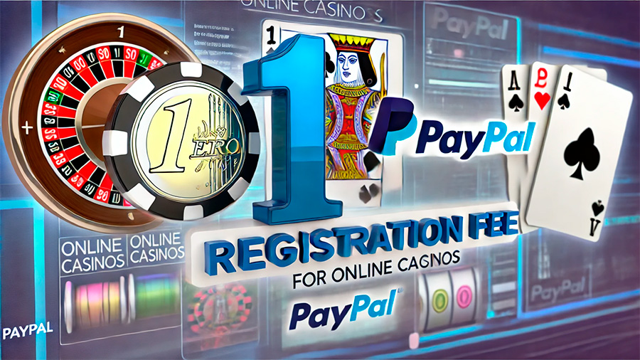 1 euro registration fee for online casinos with PayPal