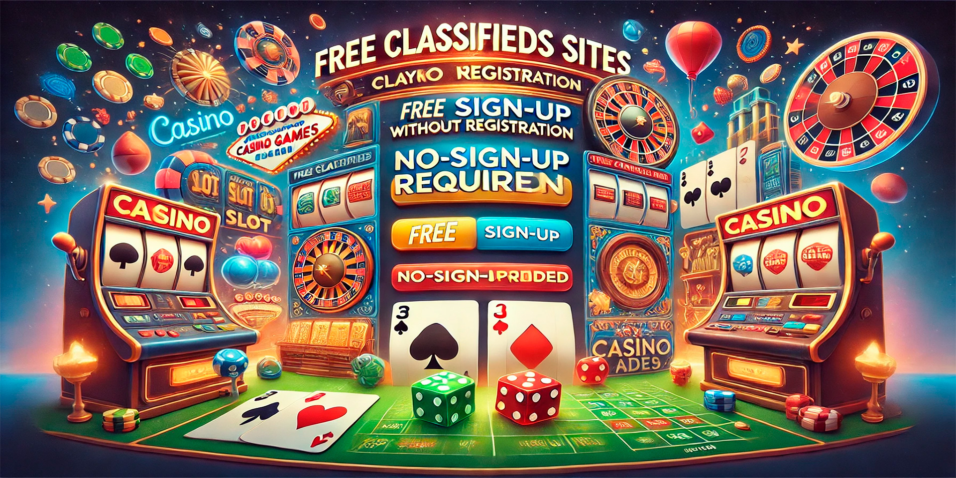 Free classifieds sites Casino games